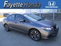 Modern Steel Metallic 2014 Honda Civic EX Sedan