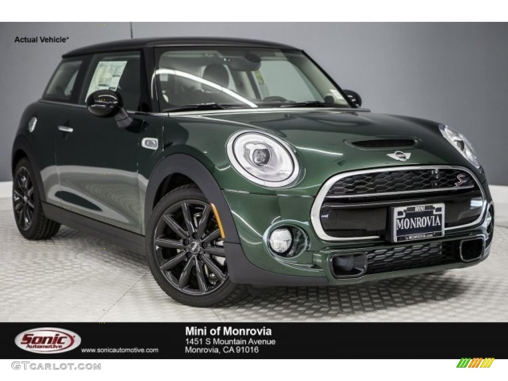 2017 Hardtop Cooper S 2 Door - British Racing Green II Metallic / Cross Punch Leather/Dark Truffle photo #1