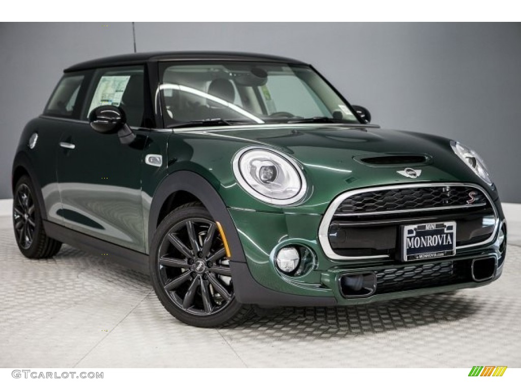 2017 Hardtop Cooper S 2 Door - British Racing Green II Metallic / Cross Punch Leather/Dark Truffle photo #12