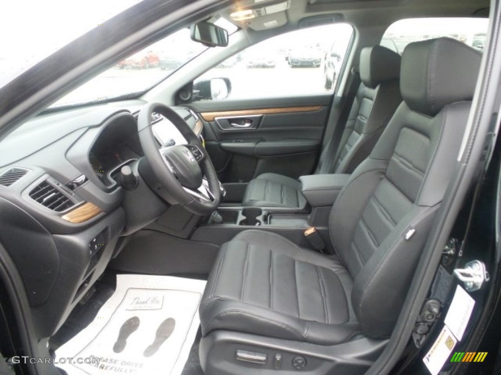 Black Interior 2017 Honda CR-V EX-L AWD Photo #119532349