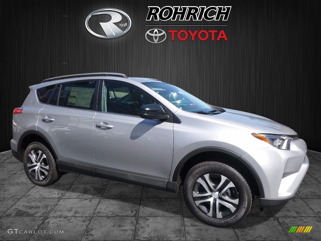 2017 RAV4 LE AWD - Silver Sky Metallic / Black photo #1