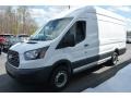 Oxford White 2017 Ford Transit Van 350 HR Long Exterior