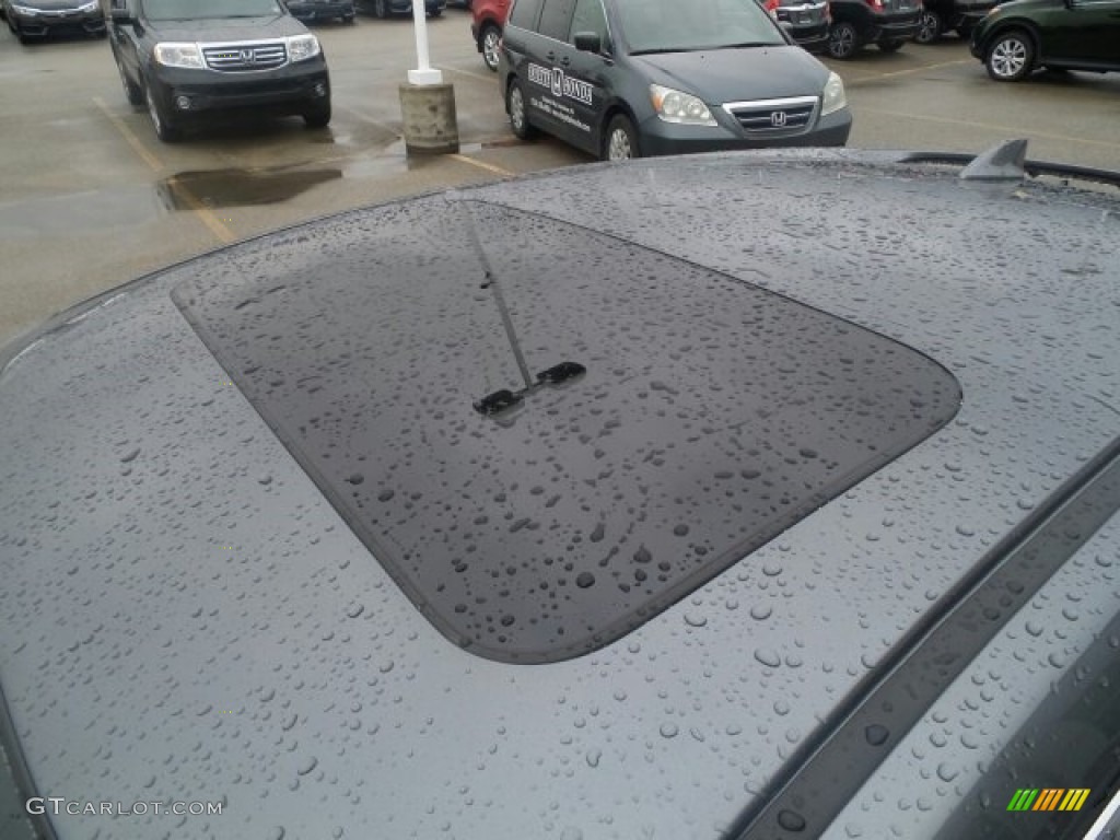 2017 Civic EX Hatchback - Polished Metal Metallic / Black photo #7