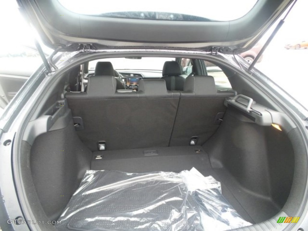 2017 Civic EX Hatchback - Polished Metal Metallic / Black photo #12