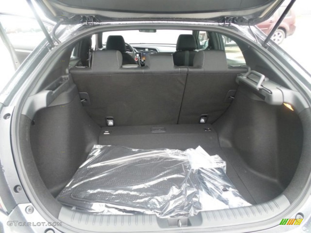 2017 Civic EX Hatchback - Polished Metal Metallic / Black photo #13