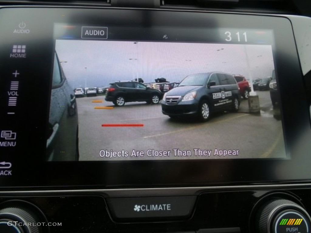 2017 Civic EX Hatchback - Polished Metal Metallic / Black photo #17