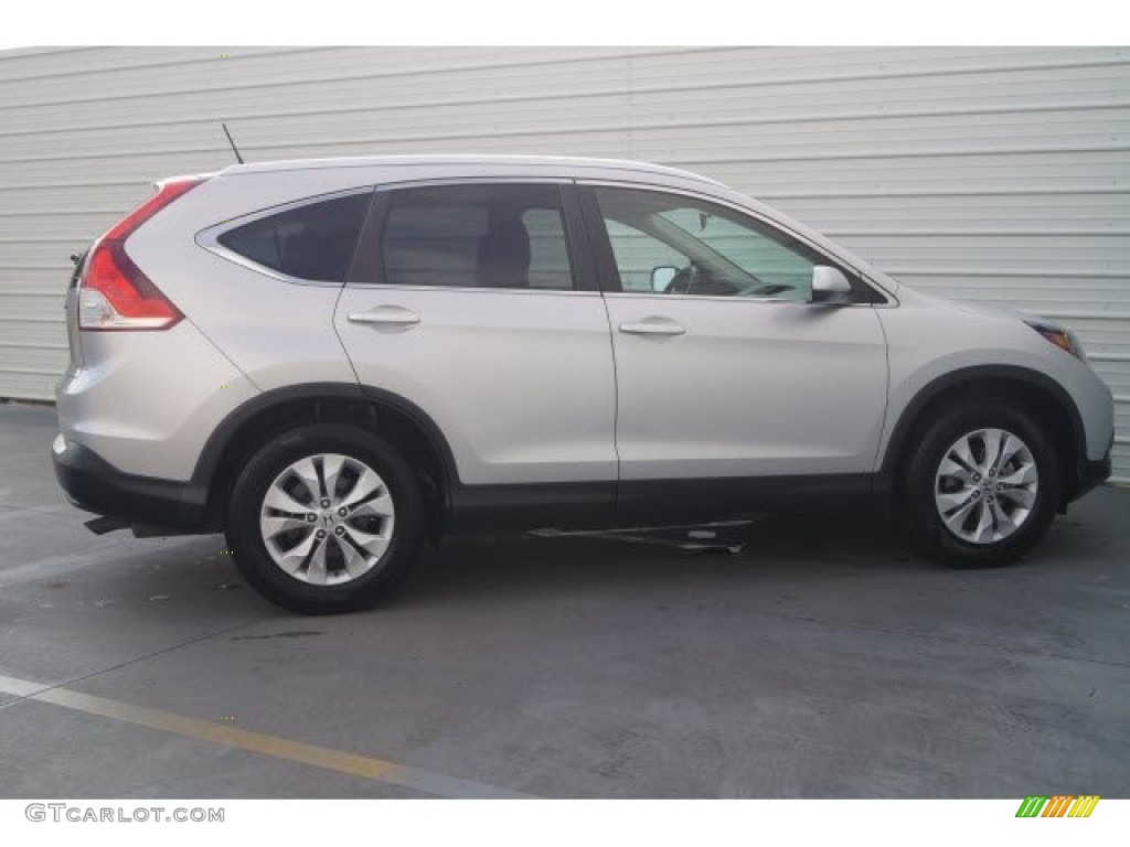 2012 CR-V EX-L - Alabaster Silver Metallic / Black photo #8