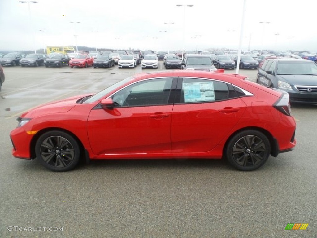 Rallye Red 2017 Honda Civic EX Hatchback Exterior Photo #119534458