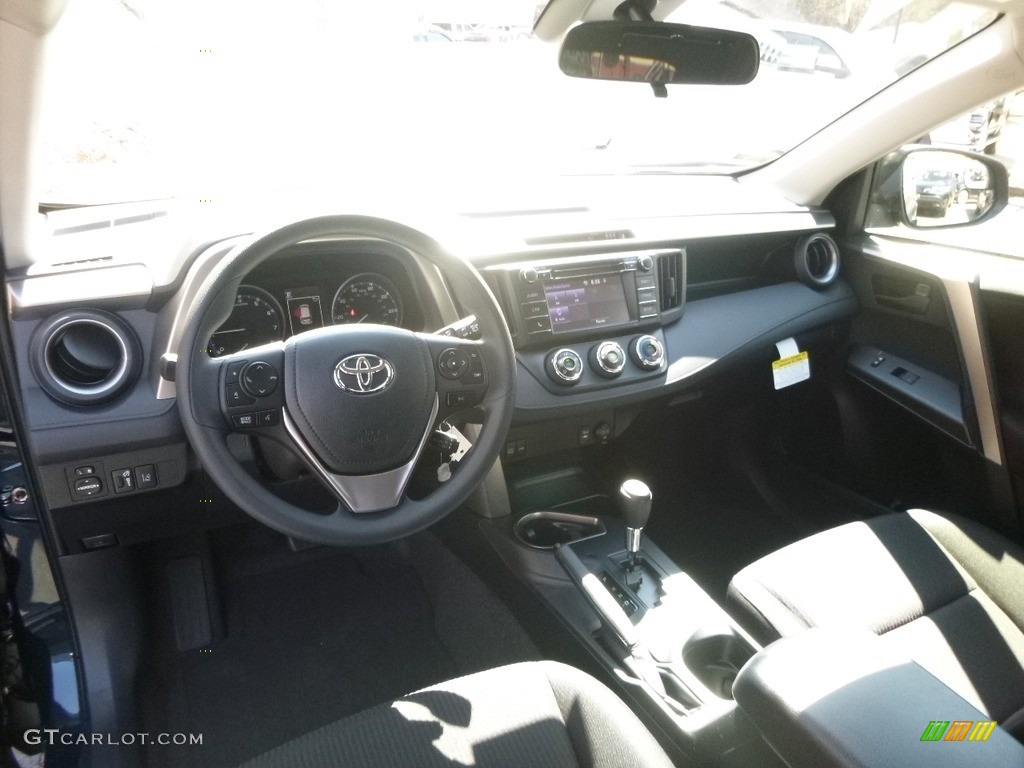 2017 RAV4 LE - Galactic Aqua Mica / Black photo #9