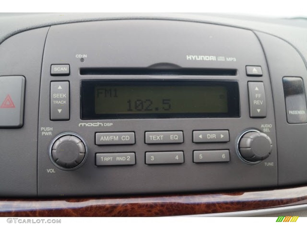 2006 Sonata GLS V6 - Powder White Pearl / Beige photo #25