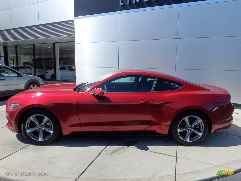 2016 Mustang V6 Coupe - Ruby Red Metallic / Ebony photo #2