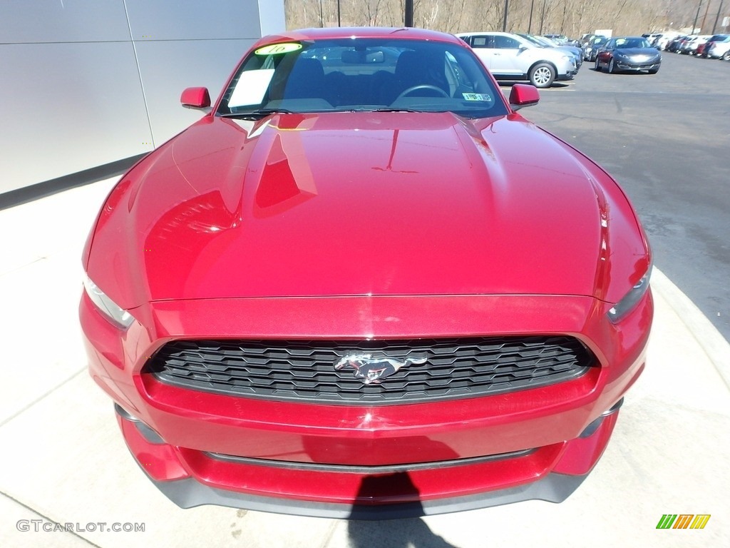 2016 Mustang V6 Coupe - Ruby Red Metallic / Ebony photo #8