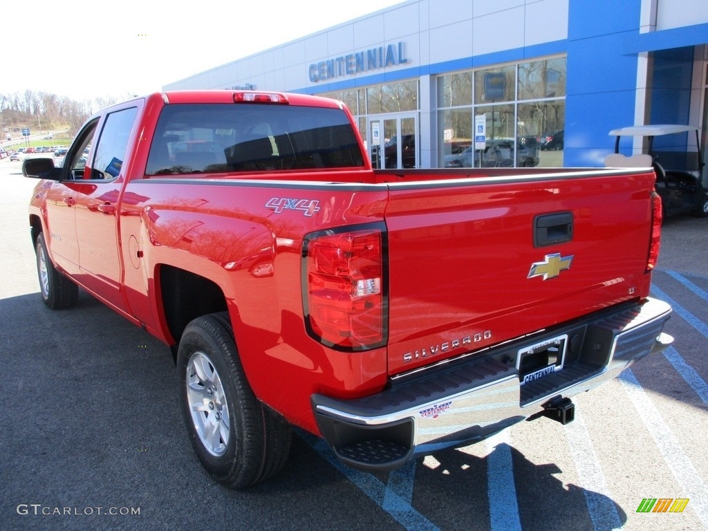 2017 Silverado 1500 LT Crew Cab 4x4 - Red Hot / Jet Black photo #4