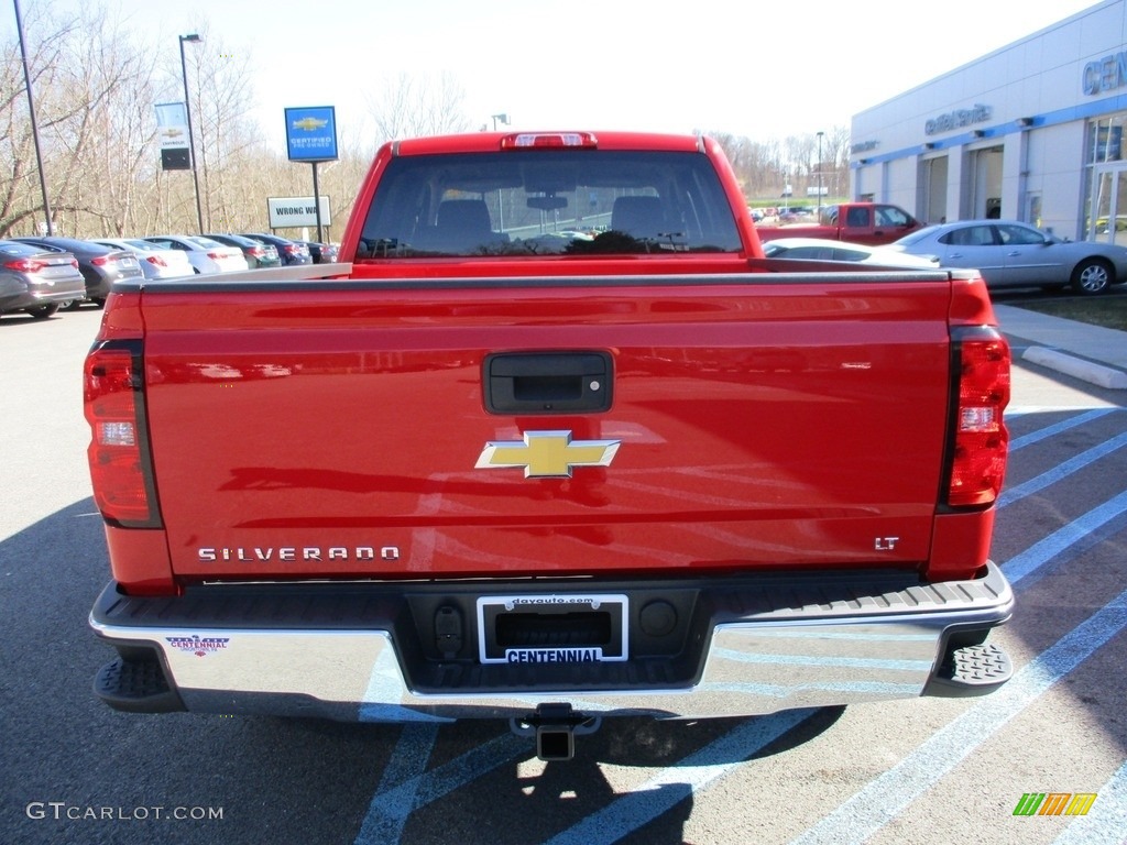 2017 Silverado 1500 LT Crew Cab 4x4 - Red Hot / Jet Black photo #5