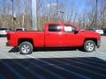 2017 Red Hot Chevrolet Silverado 1500 LT Crew Cab 4x4  photo #7