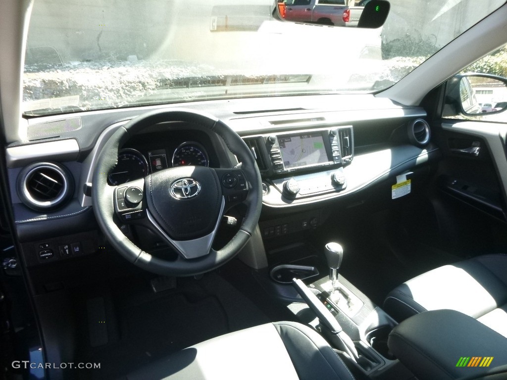 2017 RAV4 Limited AWD - Galactic Aqua Mica / Black photo #9