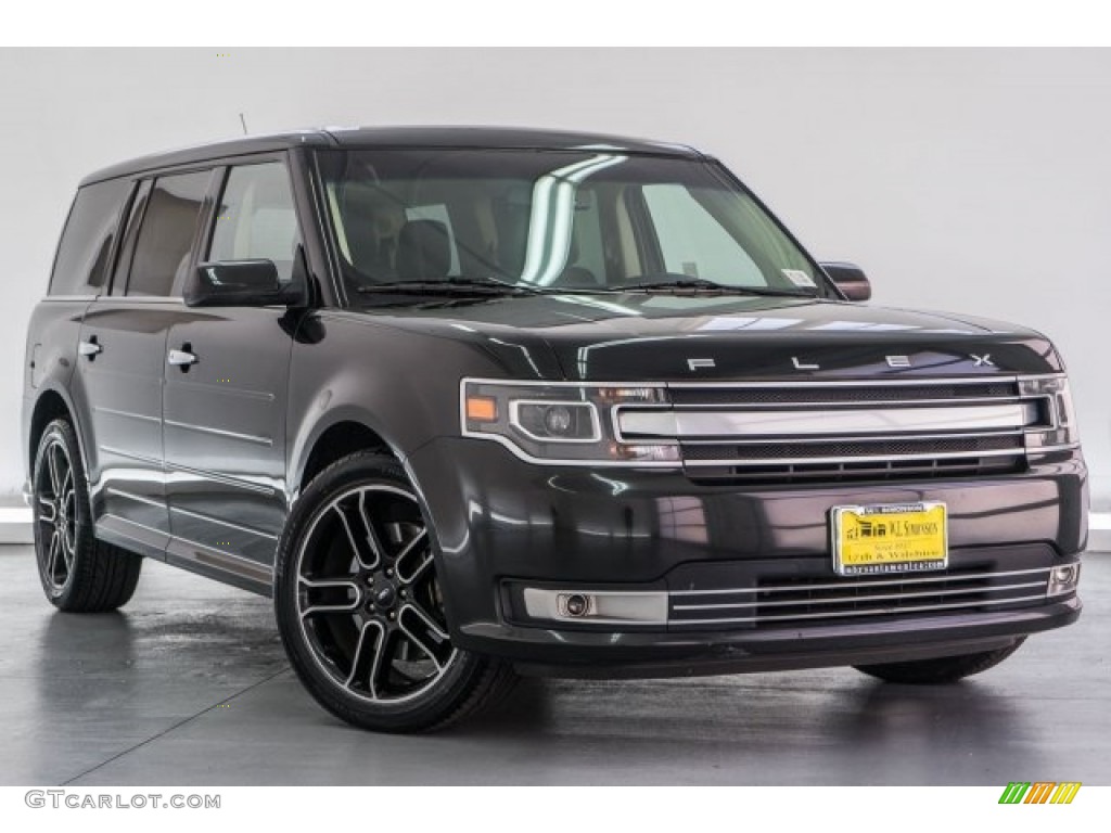 2013 Flex Limited - Tuxedo Black Metallic / Charcoal Black photo #12