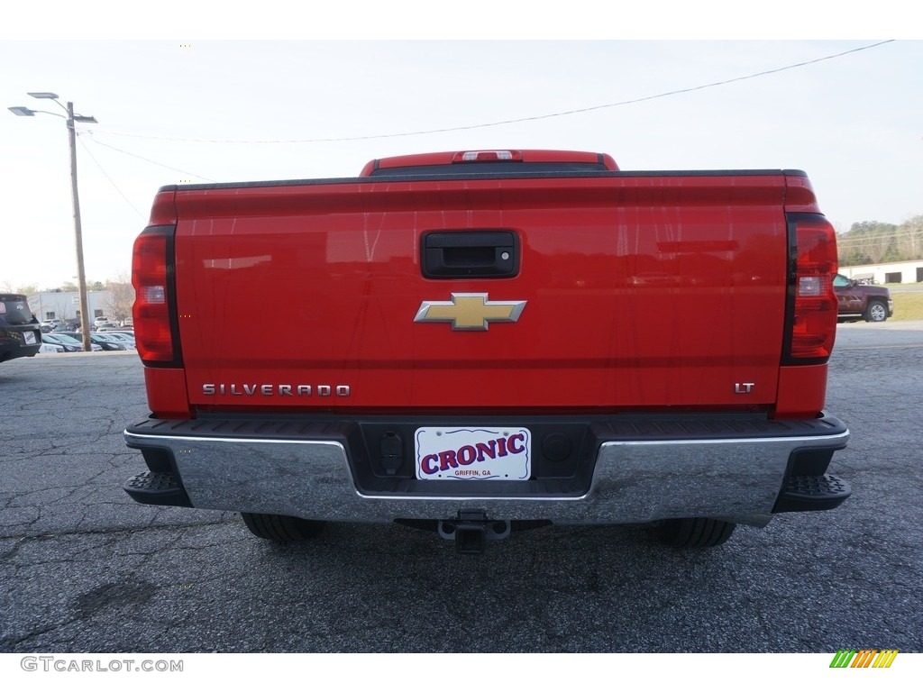 2017 Silverado 1500 LT Crew Cab 4x4 - Red Hot / Jet Black photo #6