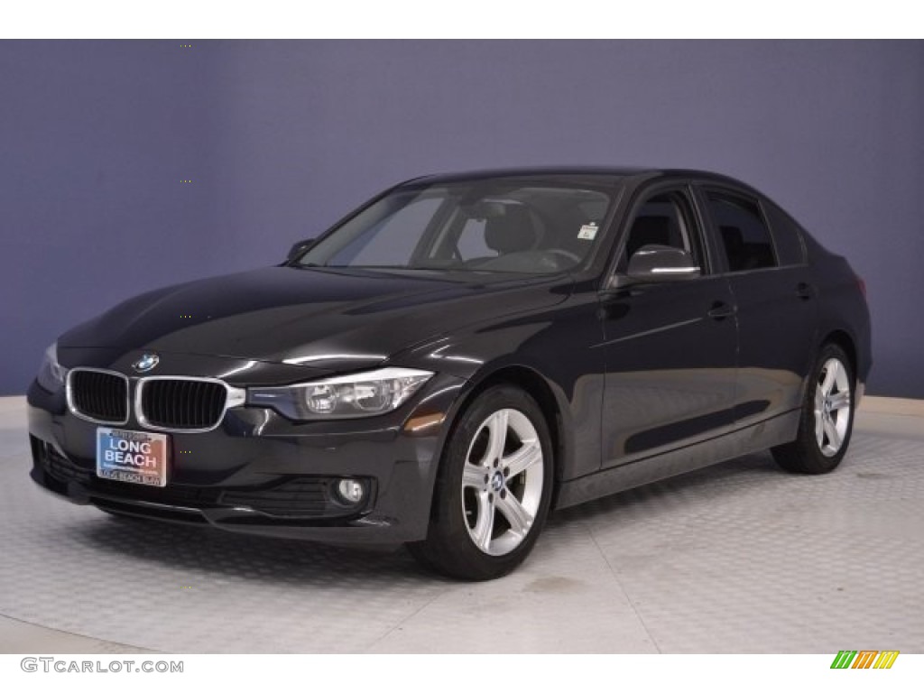 2014 3 Series 328d Sedan - Black Sapphire Metallic / Black photo #3