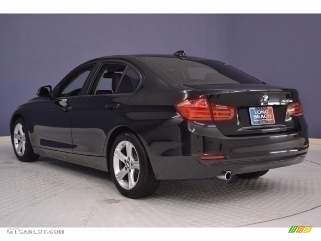 2014 3 Series 328d Sedan - Black Sapphire Metallic / Black photo #5