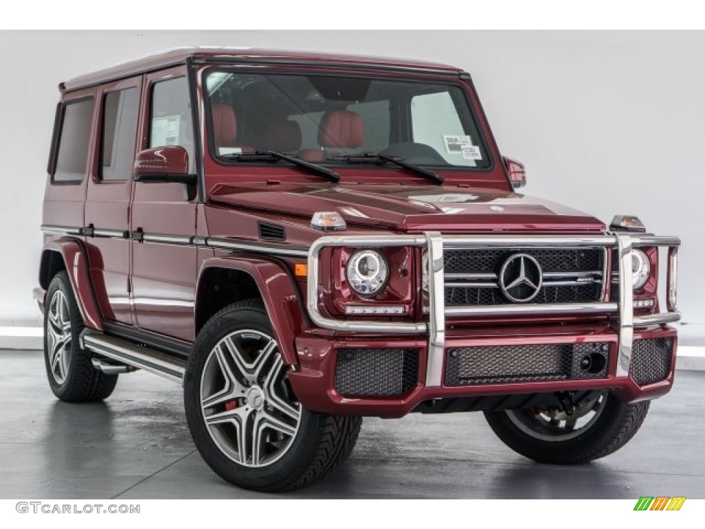 Storm Red Metallic 2017 Mercedes-Benz G 63 AMG Exterior Photo #119541475