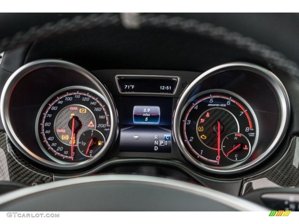 2017 Mercedes-Benz GLE 63 S AMG 4Matic Coupe Gauges Photo #119541835