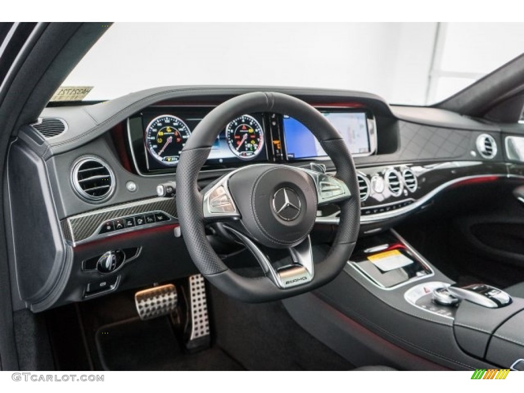 2017 Mercedes-Benz S 63 AMG 4Matic Sedan Black Dashboard Photo #119542027