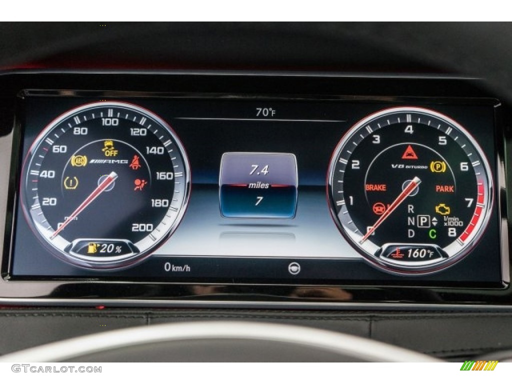 2017 Mercedes-Benz S 63 AMG 4Matic Sedan Gauges Photo #119542072