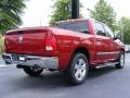 2009 Inferno Red Crystal Pearl Dodge Ram 1500 Big Horn Edition Crew Cab  photo #3