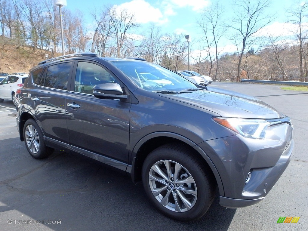 2017 RAV4 Platinum - Magnetic Gray Metallic / Black photo #1