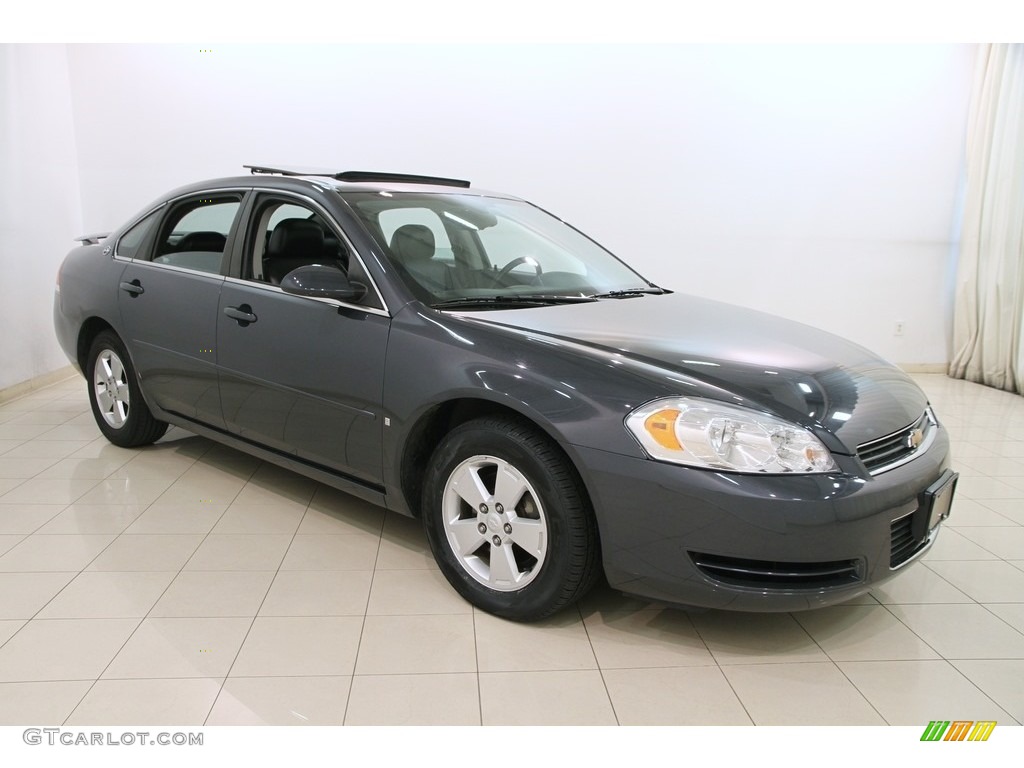 2008 Impala LT - Slate Metallic / Ebony Black photo #1