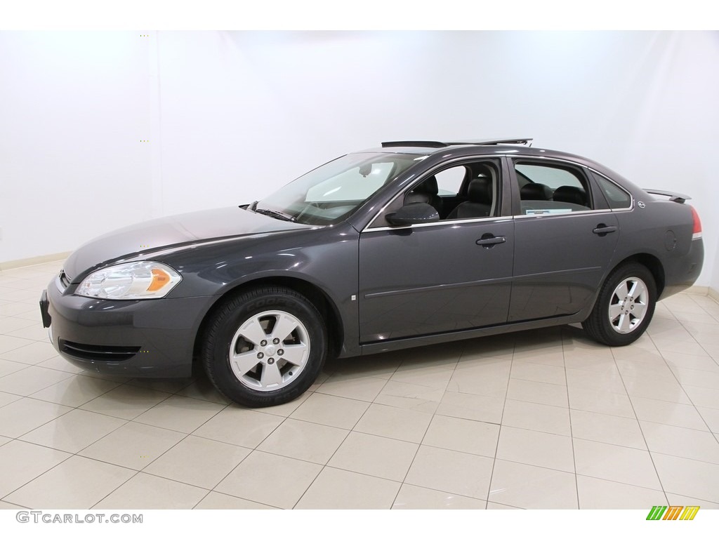 2008 Impala LT - Slate Metallic / Ebony Black photo #3