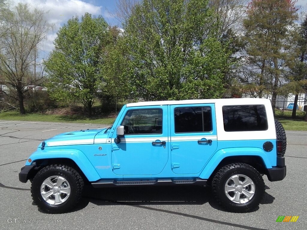 2017 Wrangler Unlimited Chief Edition 4x4 - Chief Blue / Black photo #1