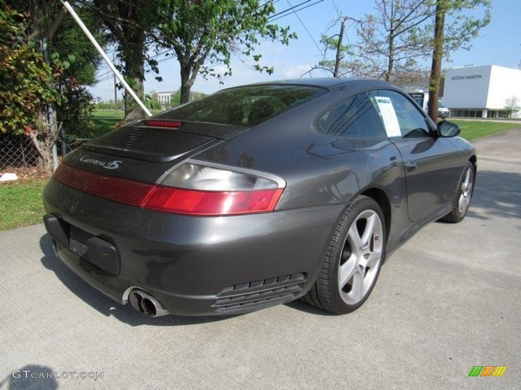 2004 911 Carrera 4S Coupe - Slate Grey Metallic / Black photo #7