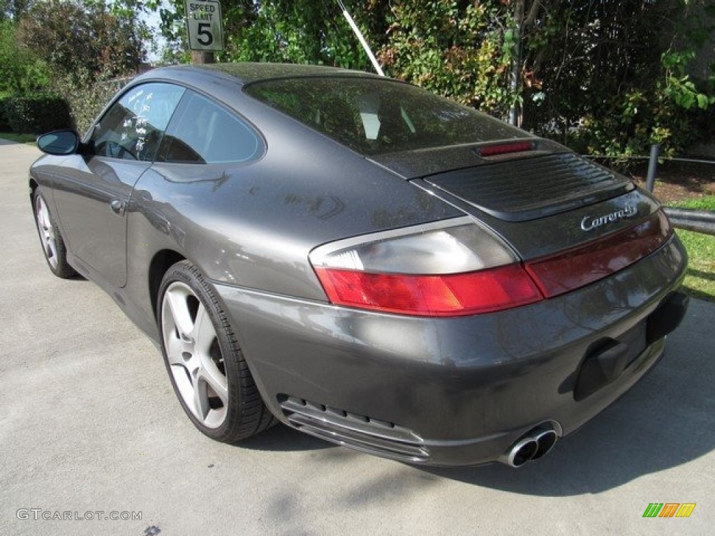 2004 911 Carrera 4S Coupe - Slate Grey Metallic / Black photo #12