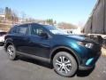 2017 Galactic Aqua Mica Toyota RAV4 LE  photo #1