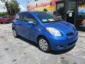 2010 Blazing Blue Pearl Toyota Yaris 3 Door Liftback  photo #5