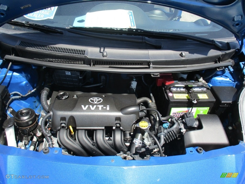 2010 Yaris 3 Door Liftback - Blazing Blue Pearl / Dark Charcoal photo #21