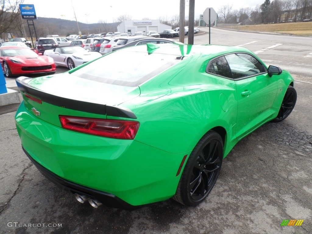 2017 Camaro LT Coupe - Krypton Green / Jet Black photo #5