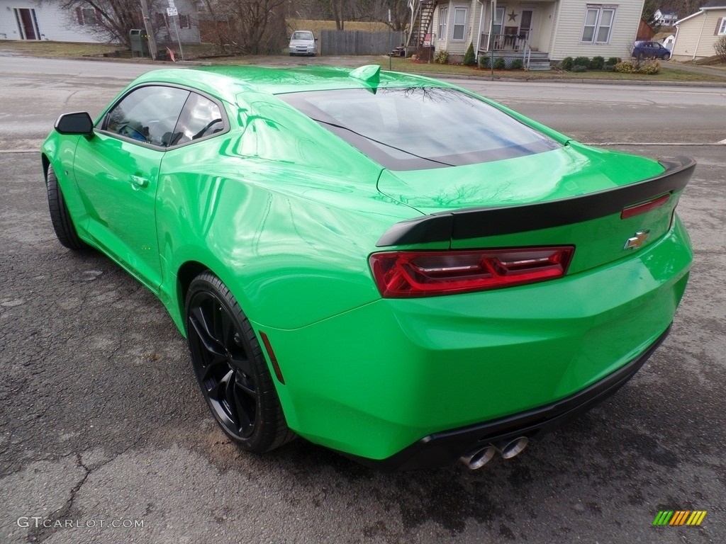 2017 Camaro LT Coupe - Krypton Green / Jet Black photo #7