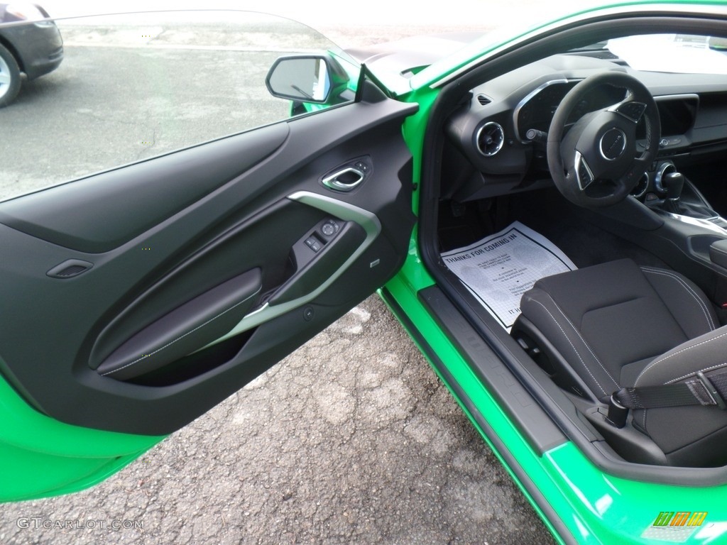 2017 Camaro LT Coupe - Krypton Green / Jet Black photo #12