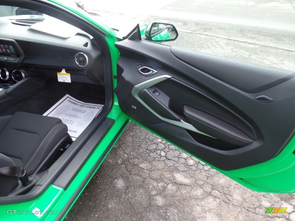 2017 Camaro LT Coupe - Krypton Green / Jet Black photo #33