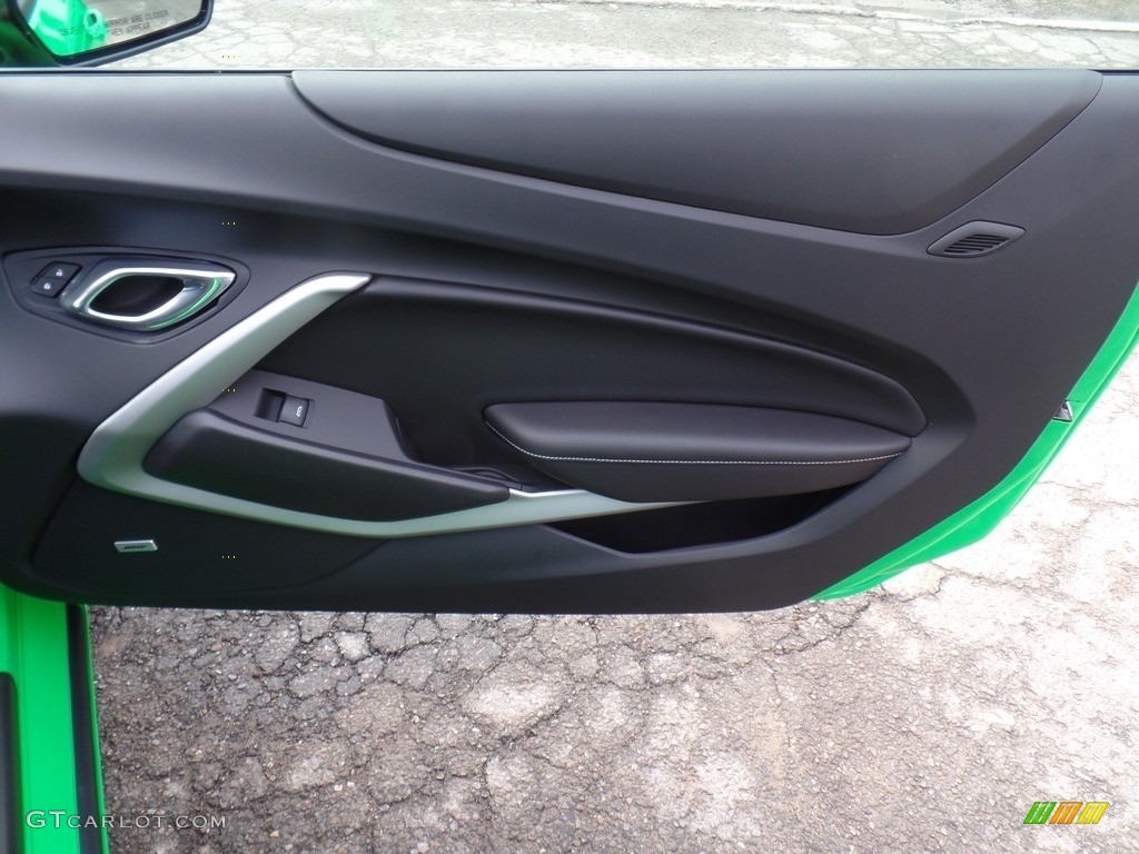 2017 Camaro LT Coupe - Krypton Green / Jet Black photo #34