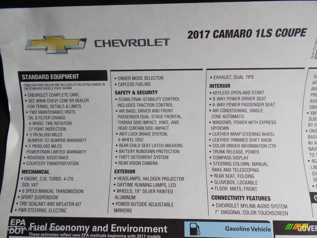 2017 Camaro LT Coupe - Krypton Green / Jet Black photo #38