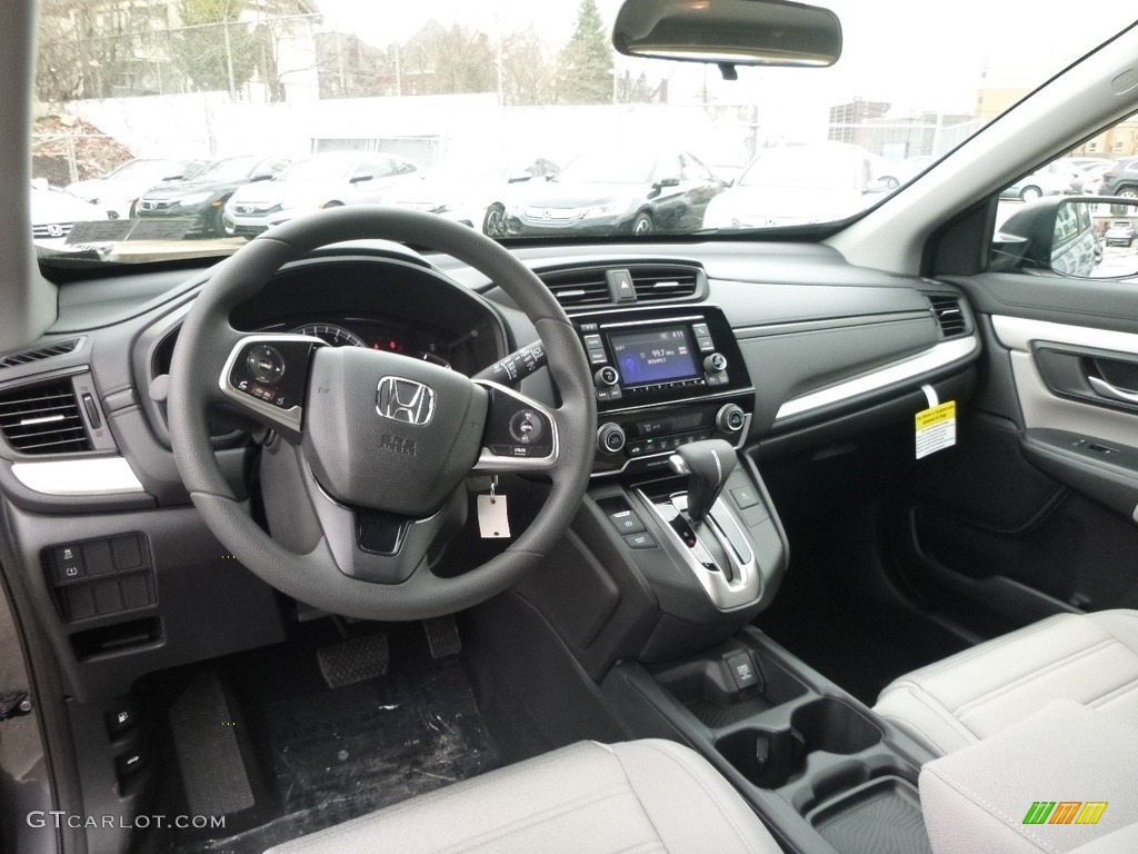 2017 CR-V LX AWD - Modern Steel Metallic / Gray photo #9