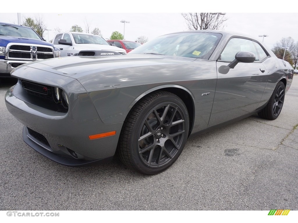 2017 Challenger R/T - Destroyer Grey / Black photo #1