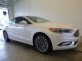 2017 White Platinum Ford Fusion SE  photo #1