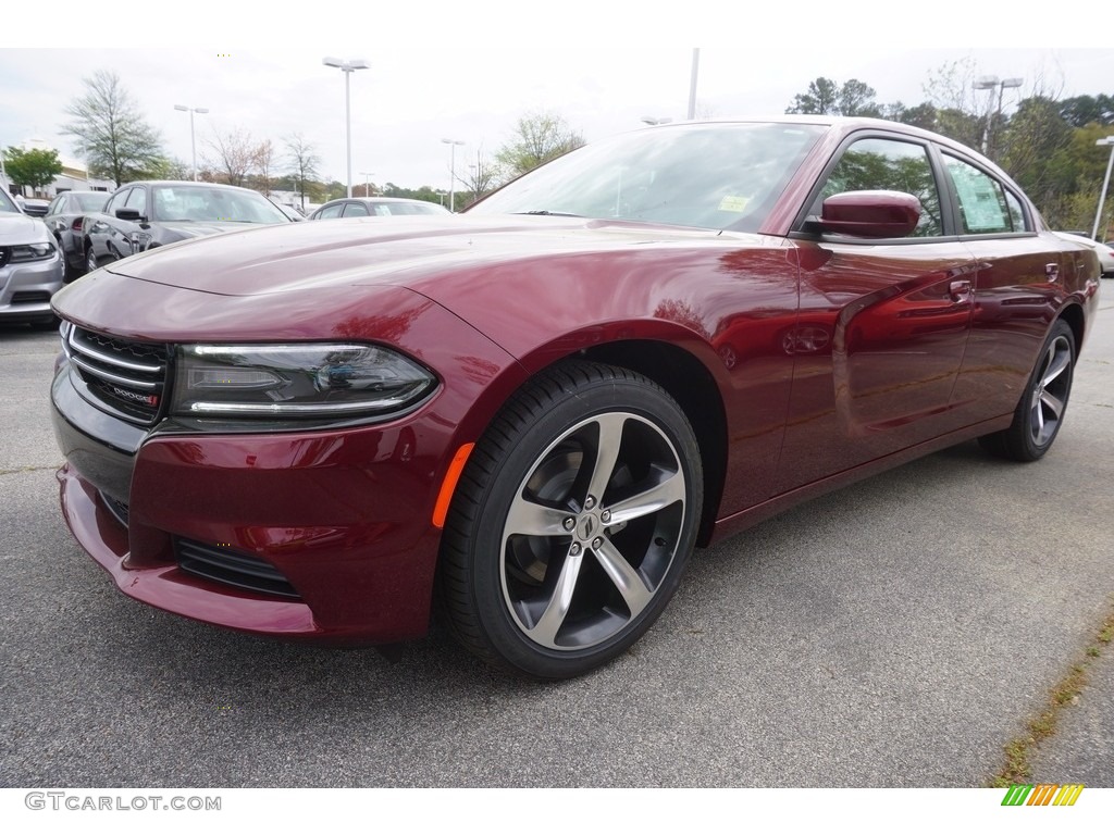 2017 Charger SE - Octane Red / Black photo #1