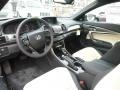 Black/Ivory 2017 Honda Accord EX-L V6 Coupe Interior Color