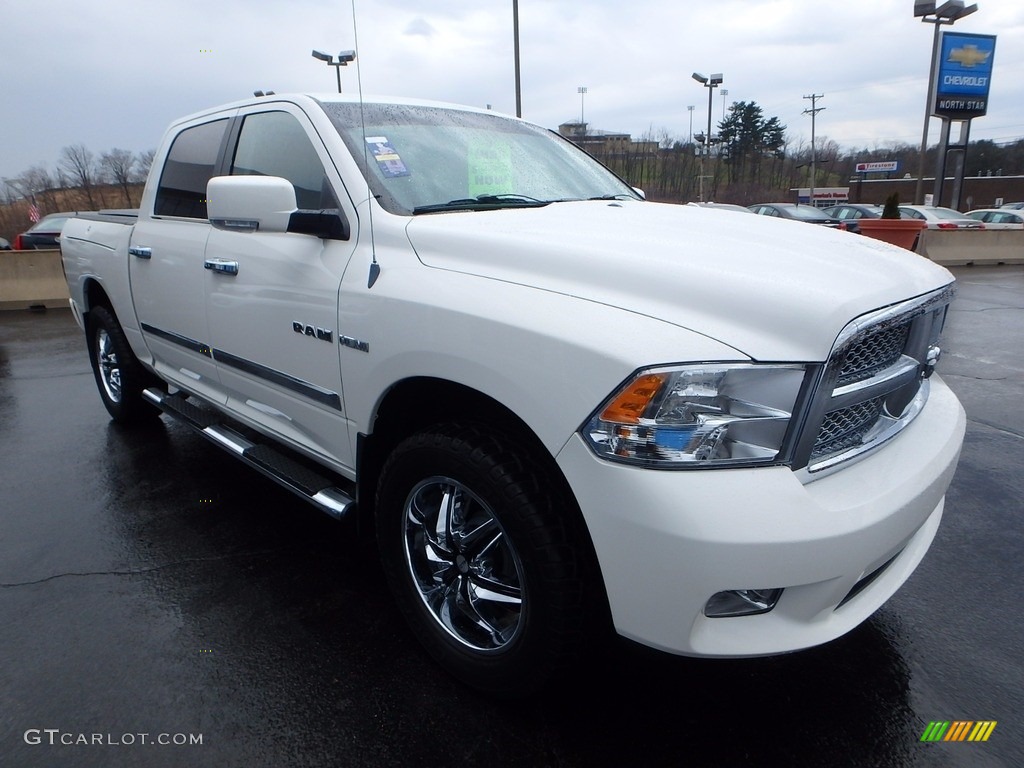 2009 Ram 1500 SLT Crew Cab 4x4 - Stone White / Dark Slate Gray photo #10